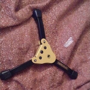 Hercules Flute/Clarinet Stand Base - Black and Gold
